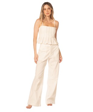 Pantalon Blanco Tides Becca